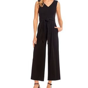 Calvin Klein© Belted Jumpsuit w/ FREE Shrug